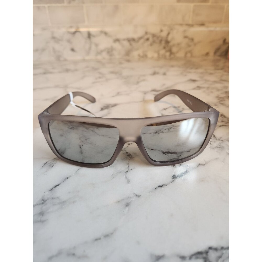 Eyeking Polarized Gray Oversized Sunglasses UV400 Protection For Men & Women
